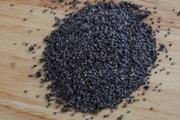 Poppy seeds heap — Stock Photo, Image