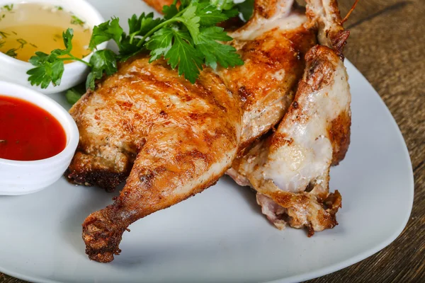 Delicious Roasted chicken — Stock Photo, Image