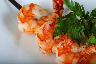 Kaplan karides şiş