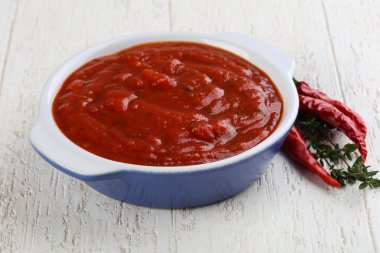 Bolognese sos yemek pişirmek için hazır