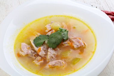 Diyet tavuk çorbası