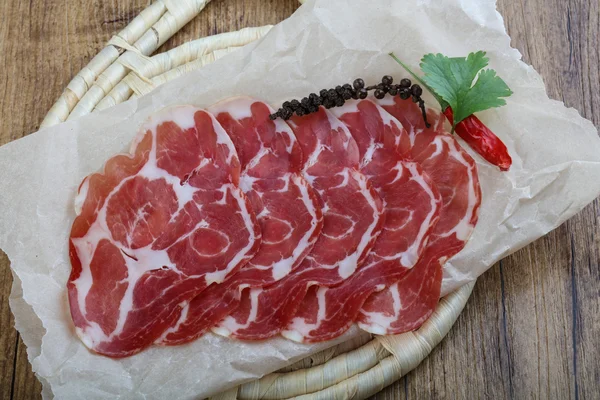 Heerlijke Italiaanse Ham — Stockfoto