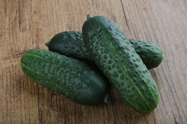 Ripe green cucumbers — Stock Photo, Image