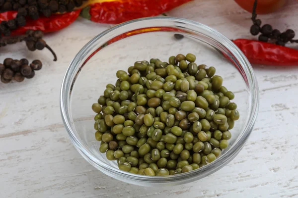 Fagioli secchi nella ciotola — Foto Stock