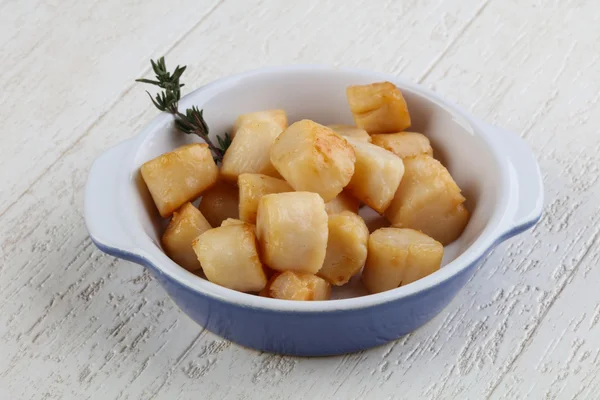 Grilled dietary scallops — Stock Photo, Image