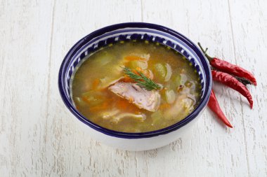 Diyet tavuk çorbası