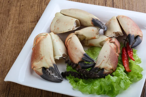 Свіжі морепродукти Крабові кігті — стокове фото
