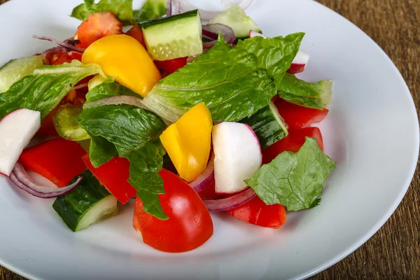 Salada de legumes frescos — Fotografia de Stock