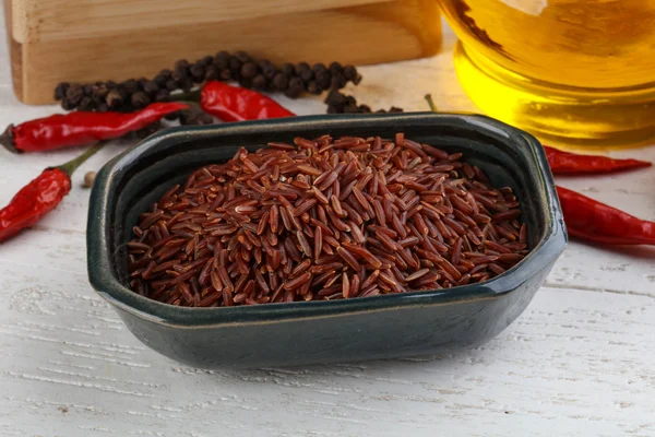 Raw Brown rice — Stock Photo, Image