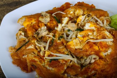 İstiridye ile Asya omlet