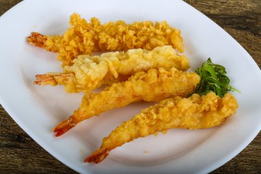 Asya karides tempura