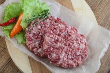 Ham burger pirzola