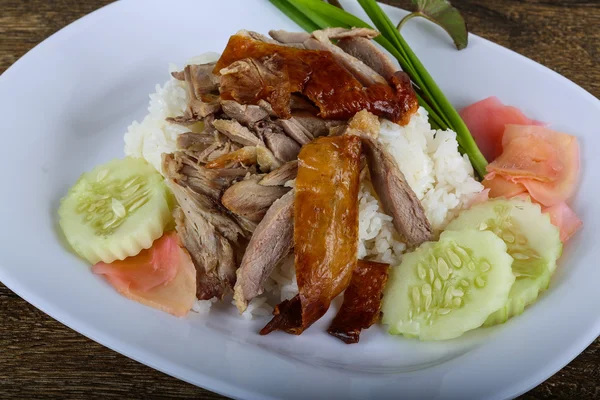 pirinç kızarmış ördek