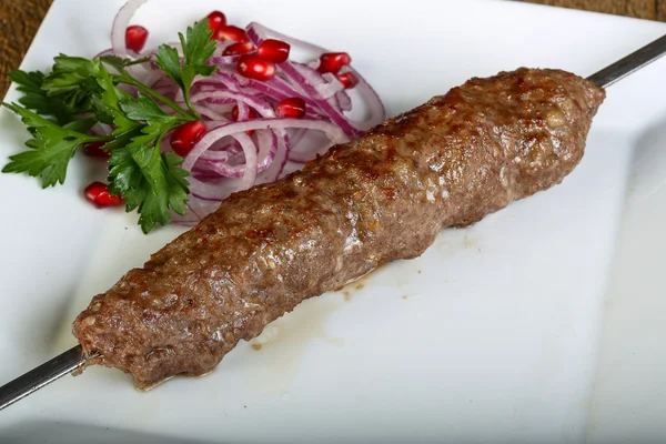 Carne alla griglia kebab — Foto Stock