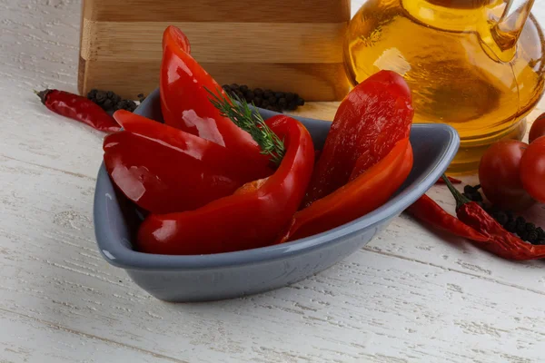 Pickled red pepper — Stock Photo, Image