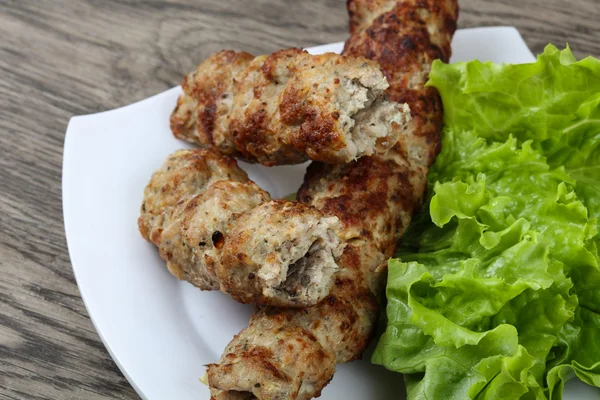 Grilled Meat kebab — Stock Photo, Image