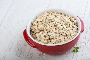 Yulaf yemek pişirmek için hazır