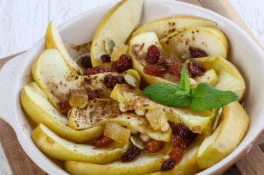 Tatlı etkili Baked elma