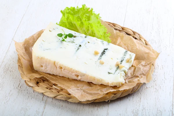 Delicioso queijo Gorgonzola — Fotografia de Stock
