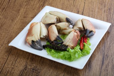 Taze deniz ürünleri Yengeç pençeleri