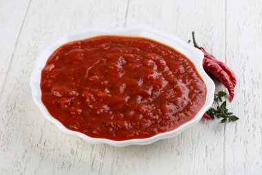 Bolognese sos yemek pişirmek için hazır