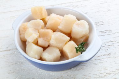 Ham tarak yemek pişirmek için hazır