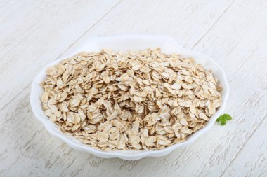 Yulaf yemek pişirmek için hazır