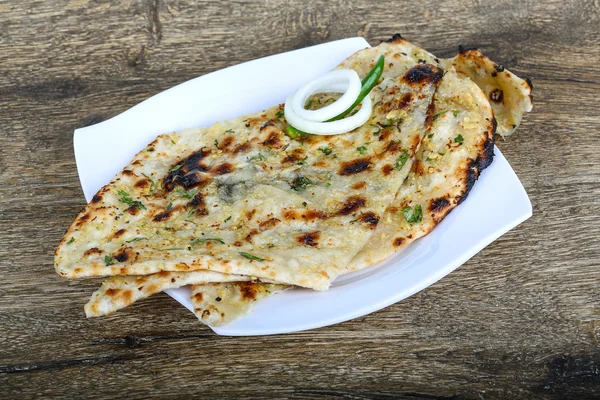 Indian Naan bread — Stock Photo, Image