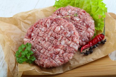 Ham burger pirzola