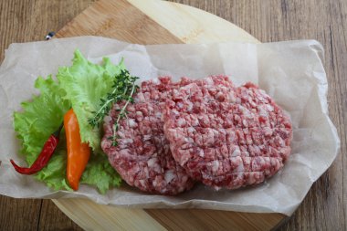 Ham burger pirzola