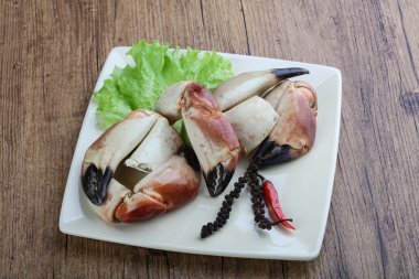 Taze deniz ürünleri Yengeç pençeleri