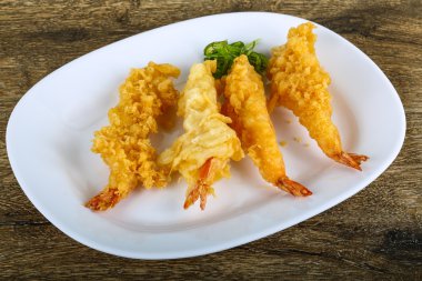 Asya karides tempura