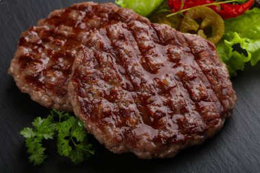 Izgara burger pirzola