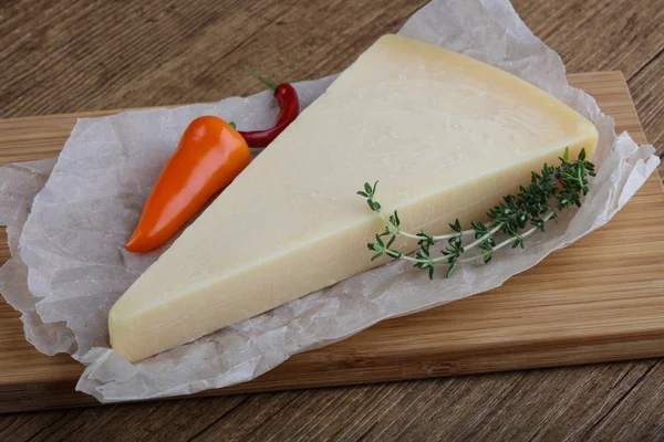 Delicious Parmesan triangle — Stock Photo, Image