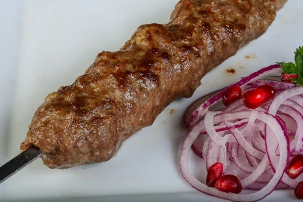 Carne alla griglia kebab — Foto Stock