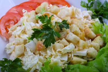 lezzetli Sezar salatası