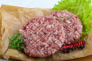 Ham burger pirzola