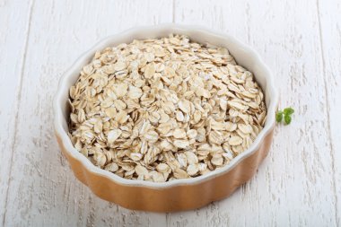 Yulaf yemek pişirmek için hazır