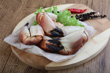 Taze deniz ürünleri Yengeç pençeleri