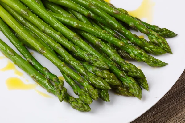 Dieet gekookte asperges — Stockfoto