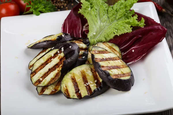 Melanzane dietetiche alla griglia — Foto Stock