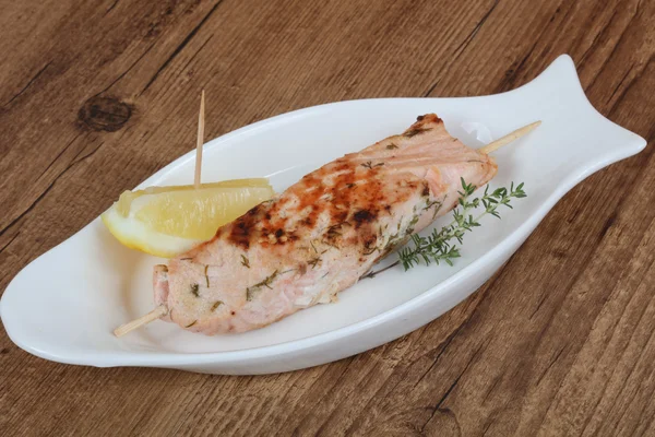 Salmone dietetico al forno — Foto Stock