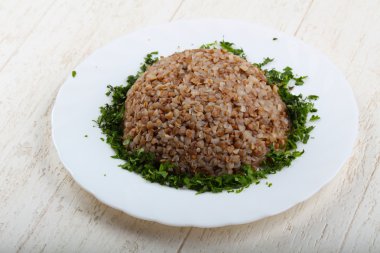 Maydanoz ile haşlanmış buğday