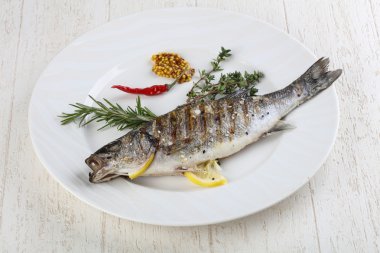 ızgara levrek balığı