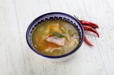 Diyet tavuk çorbası