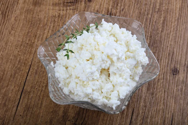 Φρέσκο τυρί εξοχικών σπιτιών — Φωτογραφία Αρχείου