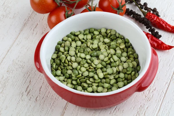 Dry green peas — Stock Photo, Image