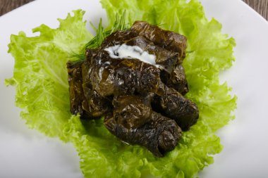 yaprak dolması et