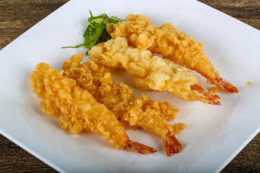 Asya karides tempura
