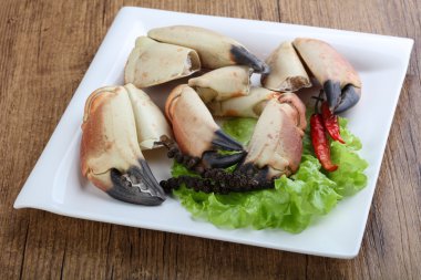 Taze deniz ürünleri Yengeç pençeleri